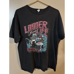 Louder Than Life T Shirt Concert 2015 Rob Zombie Godsmack ZZ Top Louisville XL